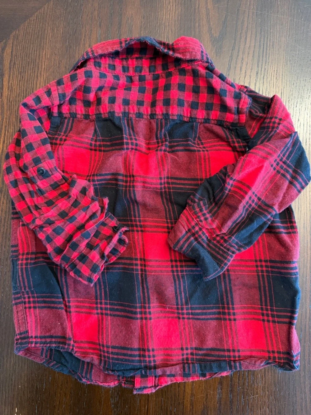 GAP Toddler Boy Buffalo Plaid & Chambray Shirt Bundle 18-24M